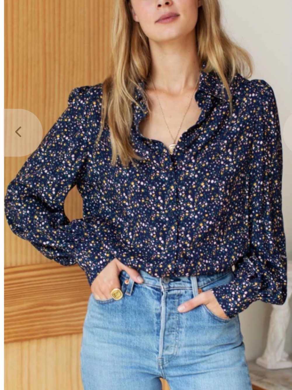 Emerson Fry button down floral print size S